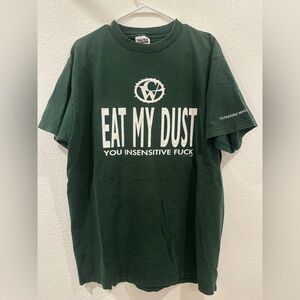 Catherine Wheel VTG Original 1995 Eat My Dust Men’s XL T-Shirt Band Tee Green